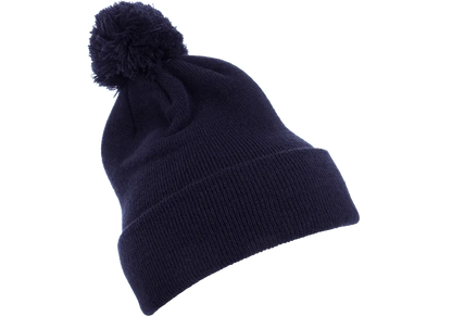 Flex Fit House YP Classics Cuffed Pom Pom Knit Beanie