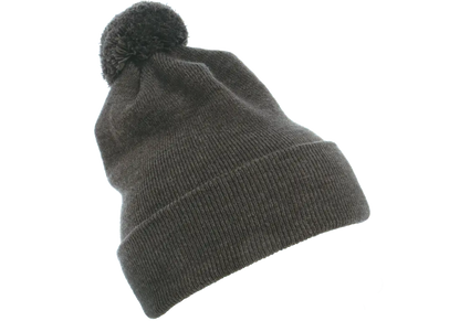Flex Fit House YP Classics Cuffed Pom Pom Knit Beanie