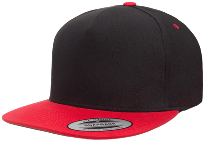 YP Classics 5-Panel Cotton Twill Snapback Cap 2-Tone