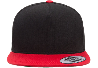 YP Classics 5-Panel Cotton Twill Snapback Cap 2-Tone
