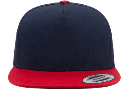 YP Classics 5-Panel Cotton Twill Snapback Cap 2-Tone