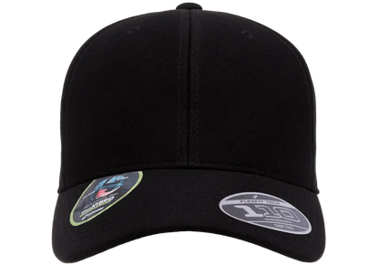 Flexfit 110 Cool & Dry Mini Pique Cap, One Size, Black