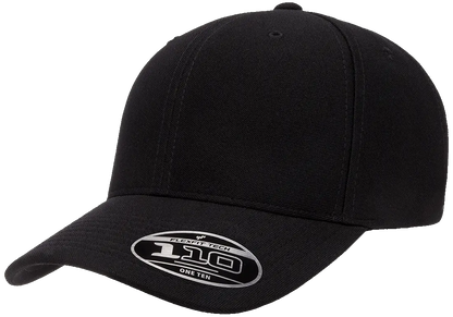 Flexfit 110 Cool & Dry Mini Pique Cap, One Size, Black