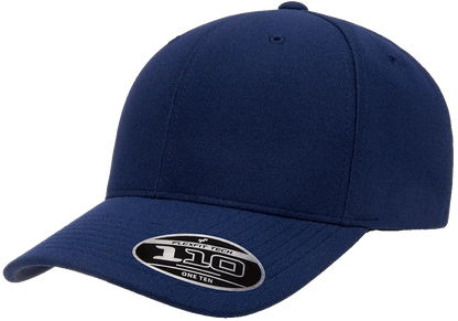 Flexfit 110 Cool & Dry Mini Pique Cap, One Size, Black