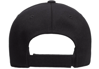 Flexfit 110 Pro-Formance Cap, Moisture-Wicking, Hook & Loop, Black | 110C-BK-ONE