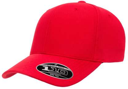Flexfit 110 Pro-Formance Cap, Moisture-Wicking, Hook & Loop, Black | 110C-BK-ONE