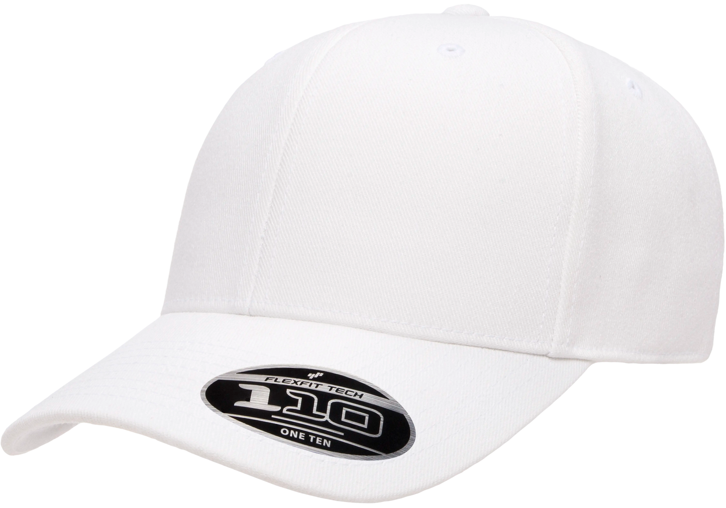 Flexfit 110 Pro-Formance Cap, Moisture-Wicking, Hook & Loop, Black | 110C-BK-ONE