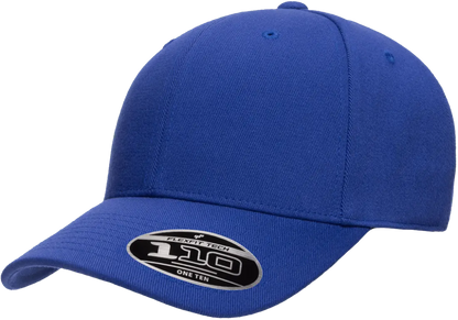 Flexfit 110 Pro-Formance Cap, Moisture-Wicking, Hook & Loop, Black | 110C-BK-ONE