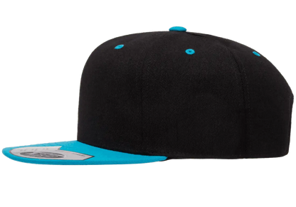 Flexfit 110 Premium Snapback Cap, 2-Tone Wool Blend, One Size