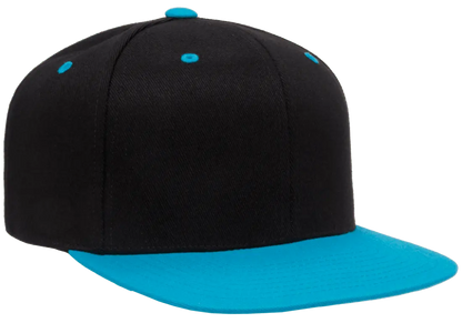 Flexfit 110 Premium Snapback Cap, 2-Tone Wool Blend, One Size