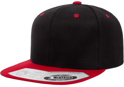 Flexfit 110 Premium Snapback Cap, 2-Tone Wool Blend, One Size