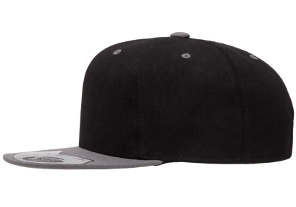 Flexfit 110 Premium Snapback Cap, 2-Tone Wool Blend, One Size