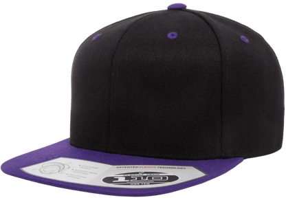 Flexfit 110 Premium Snapback Cap, 2-Tone Wool Blend, One Size