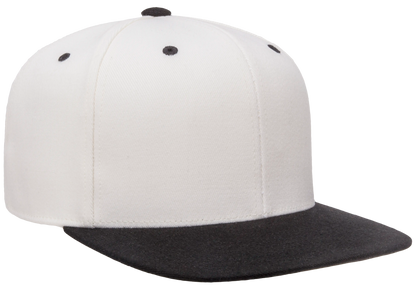 Flexfit 110 Premium Snapback Cap, 2-Tone Wool Blend, One Size