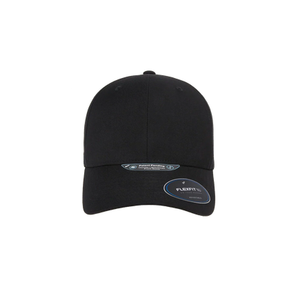 Flexfit NU Adjustable Cap, 6-Panel, Mid Profile, Structured, Black