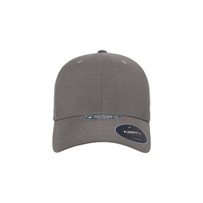 Flexfit NU Adjustable Cap, 6-Panel, Mid Profile, Structured, Black