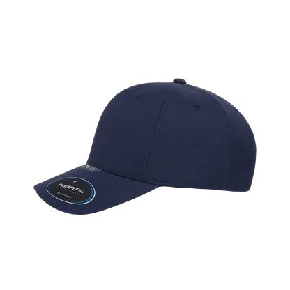Flexfit NU Adjustable Cap, 6-Panel, Mid Profile, Structured, Black