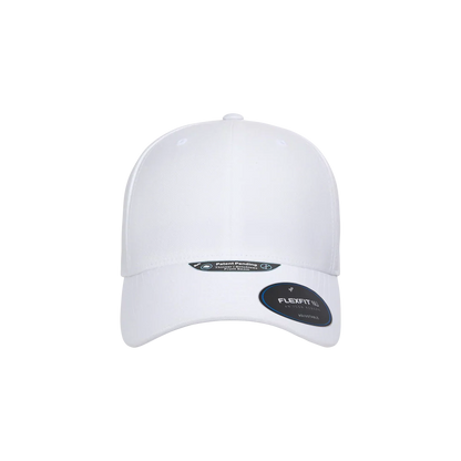 Flexfit NU Adjustable Cap, 6-Panel, Mid Profile, Structured, Black