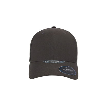 Flexfit NU Adjustable Cap, 6-Panel, Mid Profile, Structured, Black