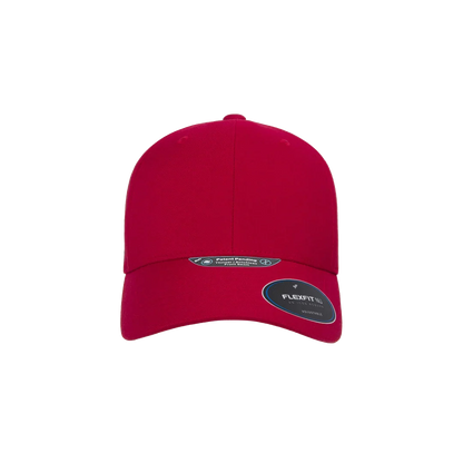 Flexfit NU Adjustable Cap, 6-Panel, Mid Profile, Structured, Black