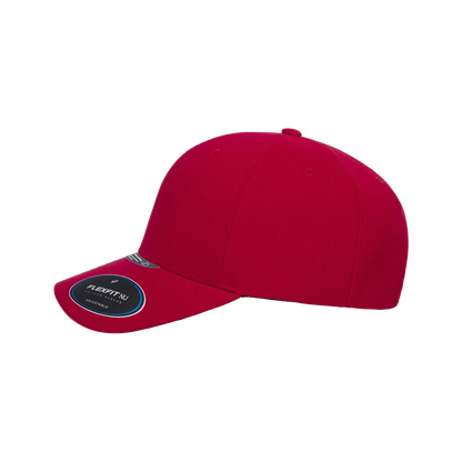 Flexfit NU Adjustable Cap, 6-Panel, Mid Profile, Structured, Black