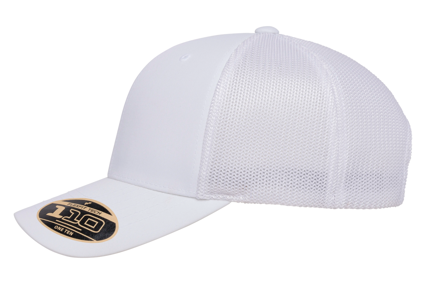 Flexfit 110 Recycled Mesh Cap, Black | 110R-BK-ONE
