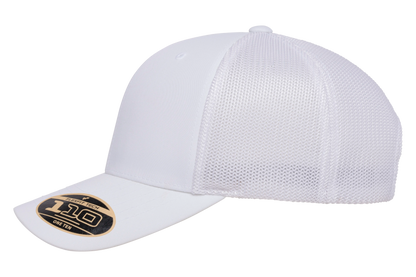 Flexfit 110 Recycled Mesh Cap, Black | 110R-BK-ONE