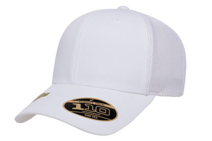 Flexfit 110 Recycled Mesh Cap, Black | 110R-BK-ONE