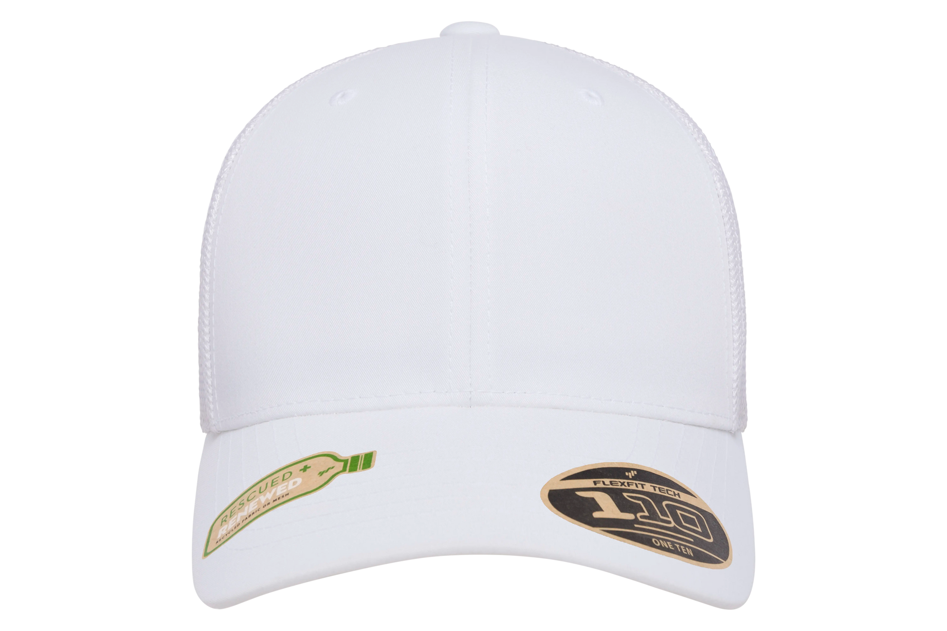Flexfit 110 Recycled Mesh Cap, Black | 110R-BK-ONE