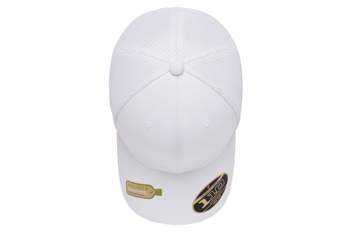Flexfit 110 Recycled Mesh Cap, Black | 110R-BK-ONE