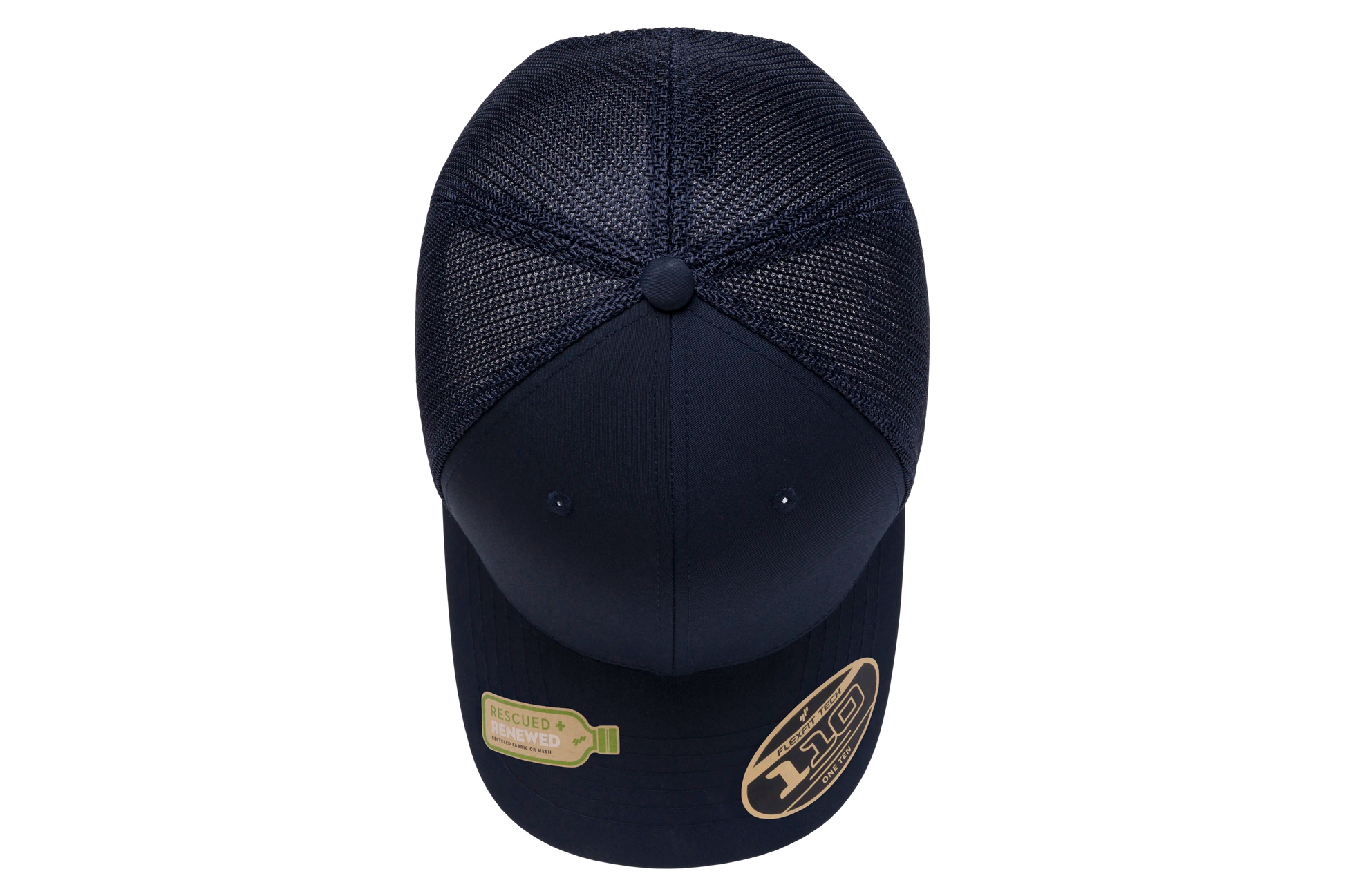 Flexfit 110 Recycled Mesh Cap, Black | 110R-BK-ONE