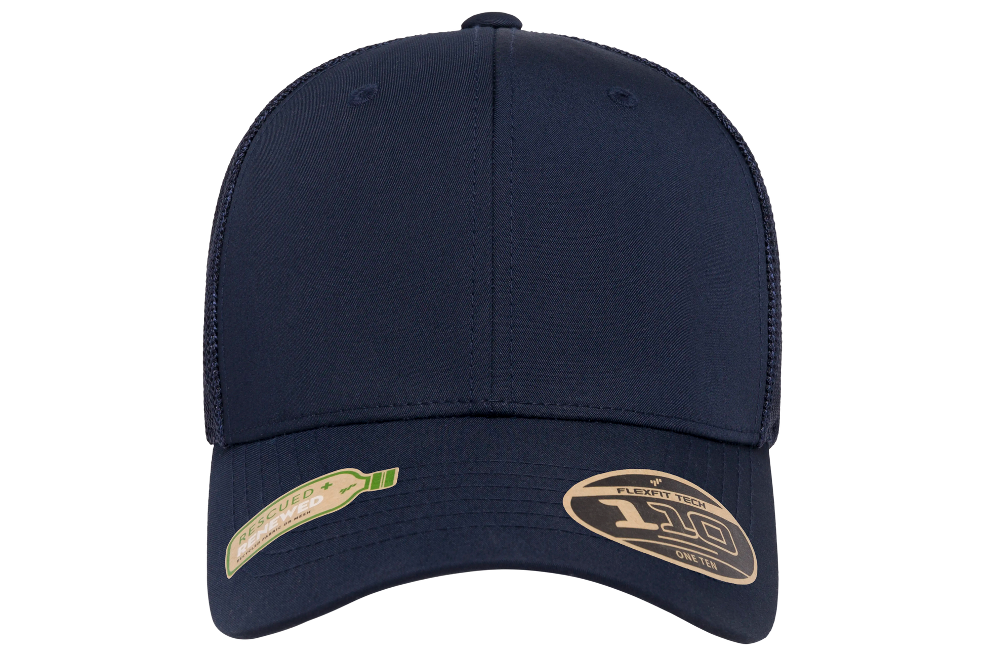 Flexfit 110 Recycled Mesh Cap, Black | 110R-BK-ONE