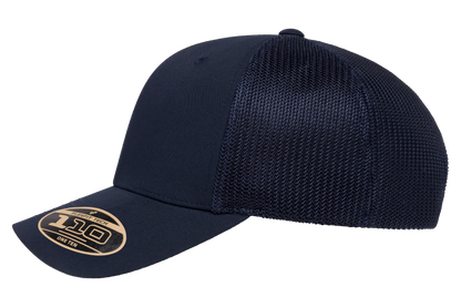 Flexfit 110 Recycled Mesh Cap, Black | 110R-BK-ONE