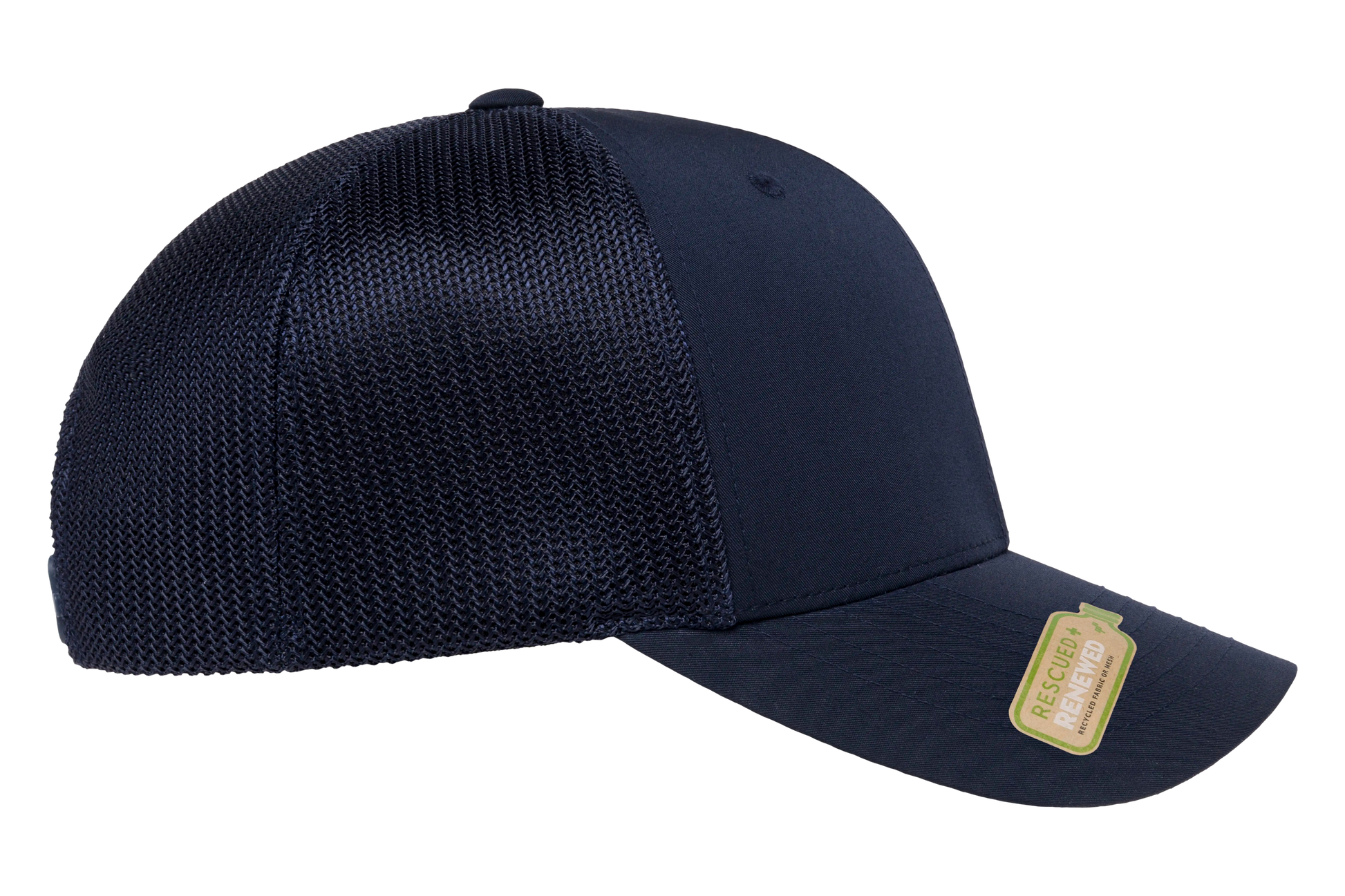 Flexfit 110 Recycled Mesh Cap, Black | 110R-BK-ONE