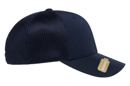 Flexfit 110 Recycled Mesh Cap, Black | 110R-BK-ONE