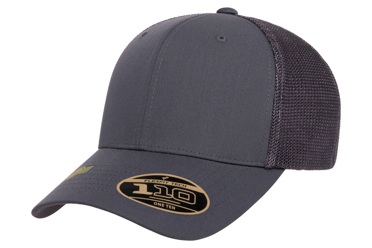 Flexfit 110 Recycled Mesh Cap, Black | 110R-BK-ONE