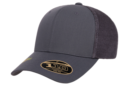 Flexfit 110 Recycled Mesh Cap, Black | 110R-BK-ONE