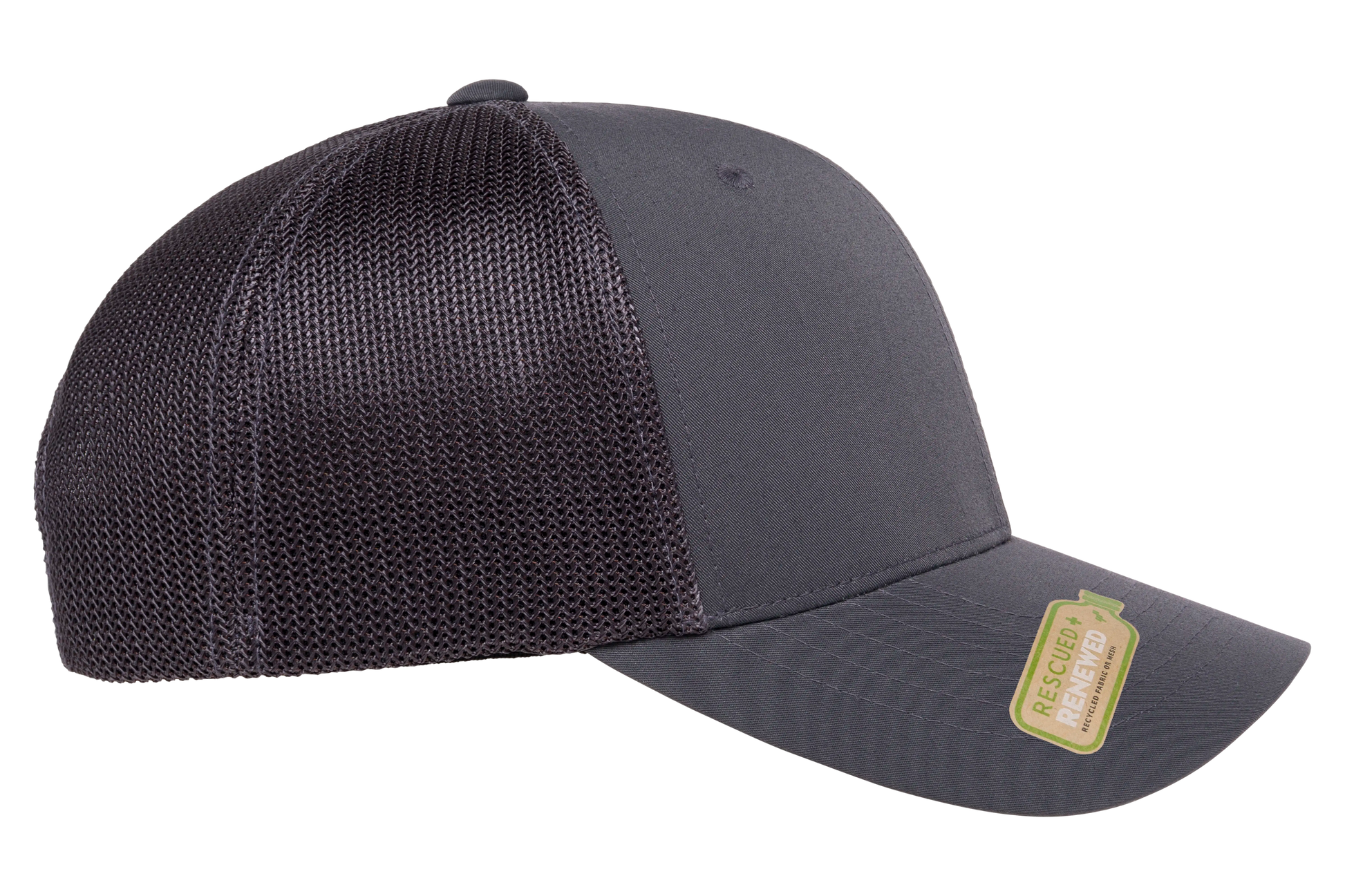 Flexfit 110 Recycled Mesh Cap, Black | 110R-BK-ONE
