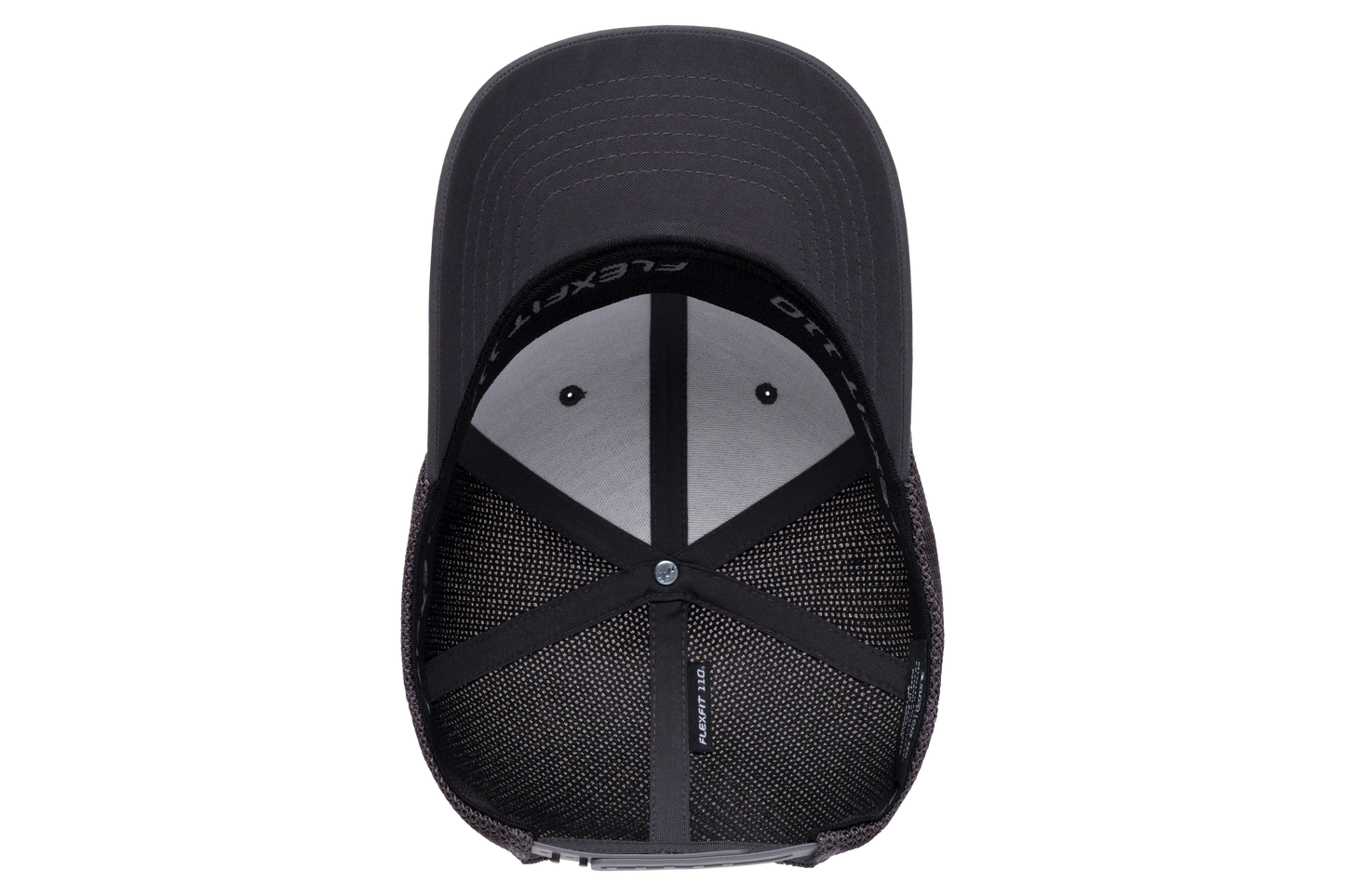 Flexfit 110 Recycled Mesh Cap, Black | 110R-BK-ONE