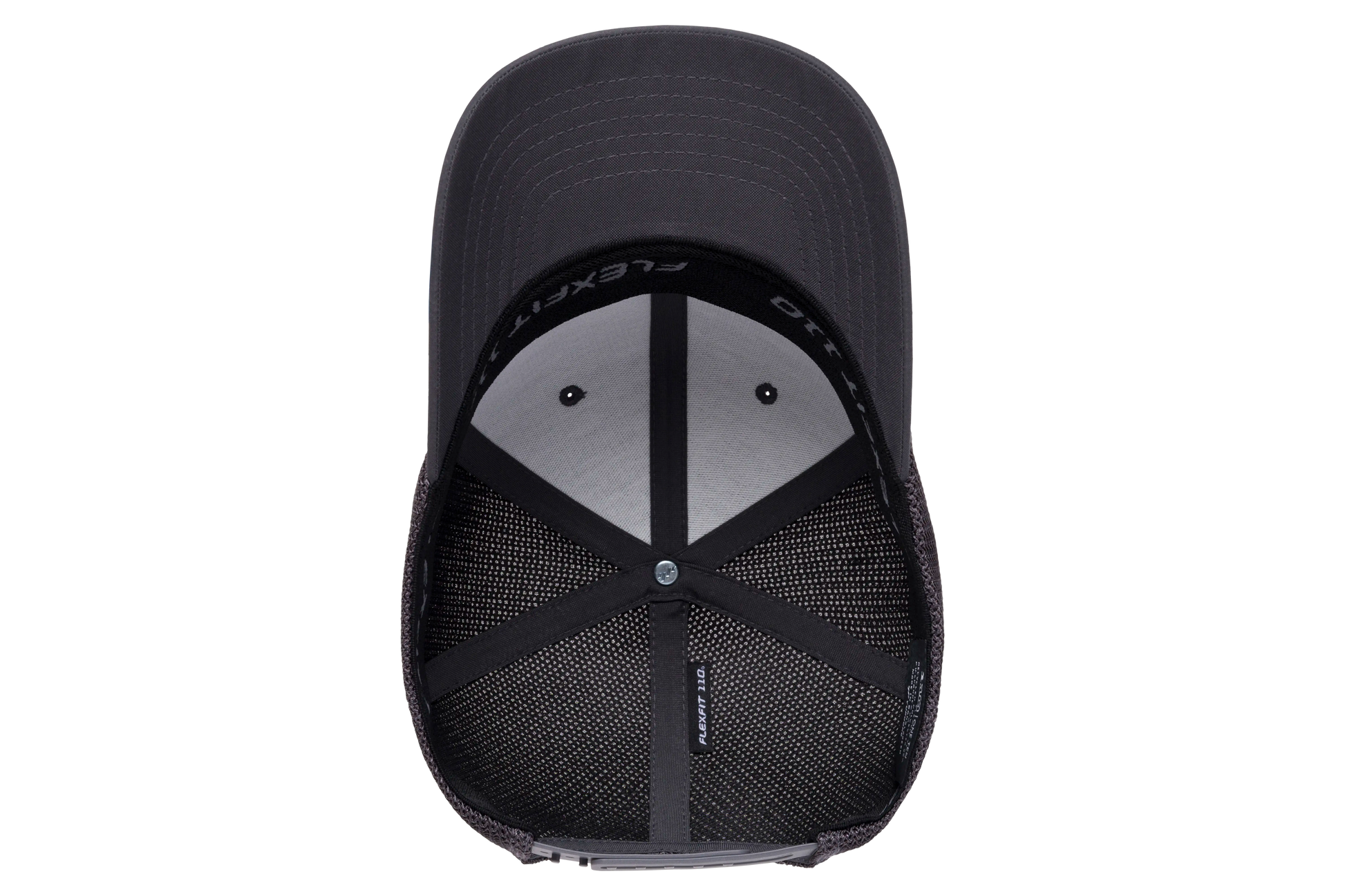 Flexfit 110 Recycled Mesh Cap, Black | 110R-BK-ONE