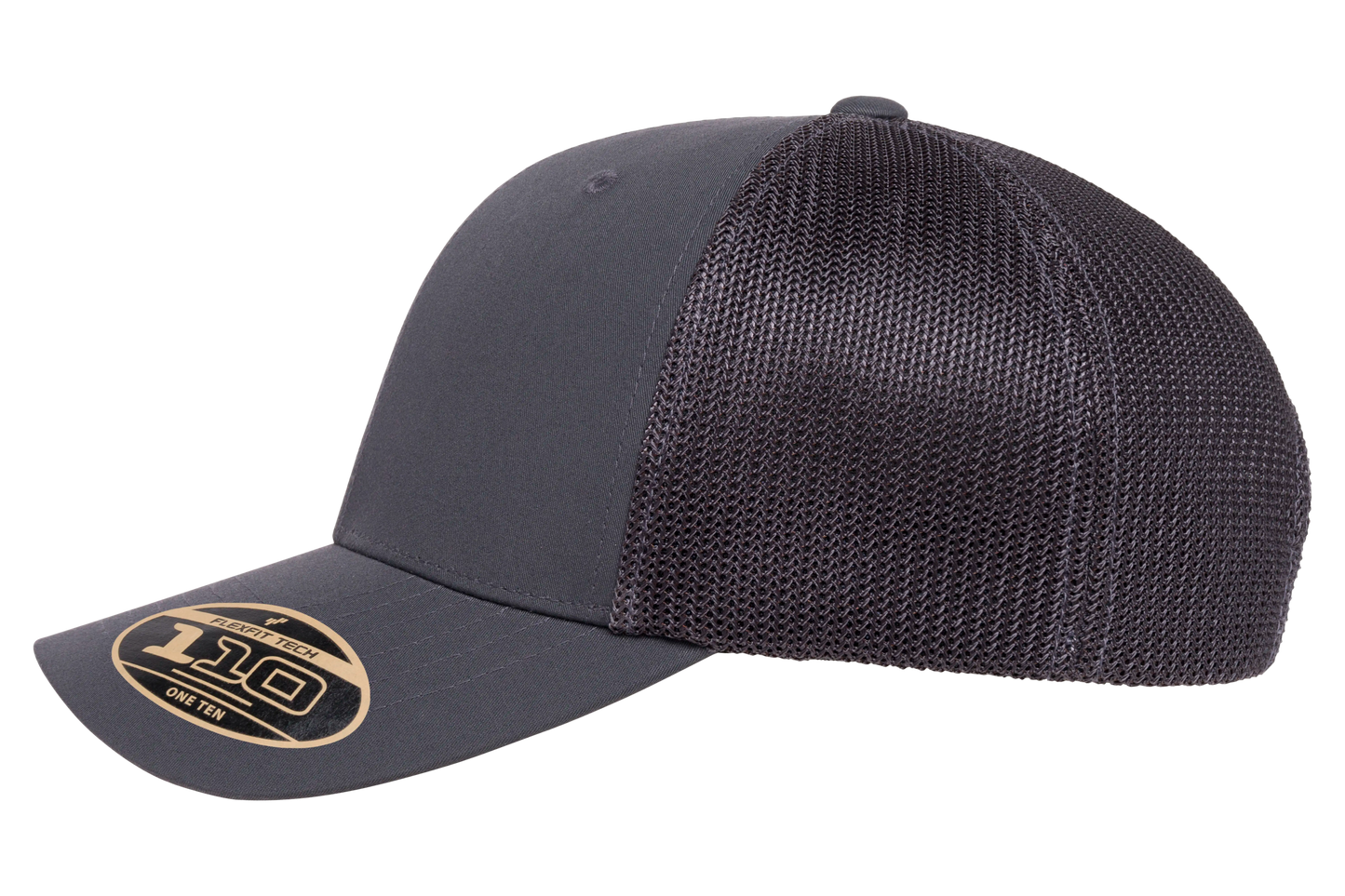 Flexfit 110 Recycled Mesh Cap, Black | 110R-BK-ONE