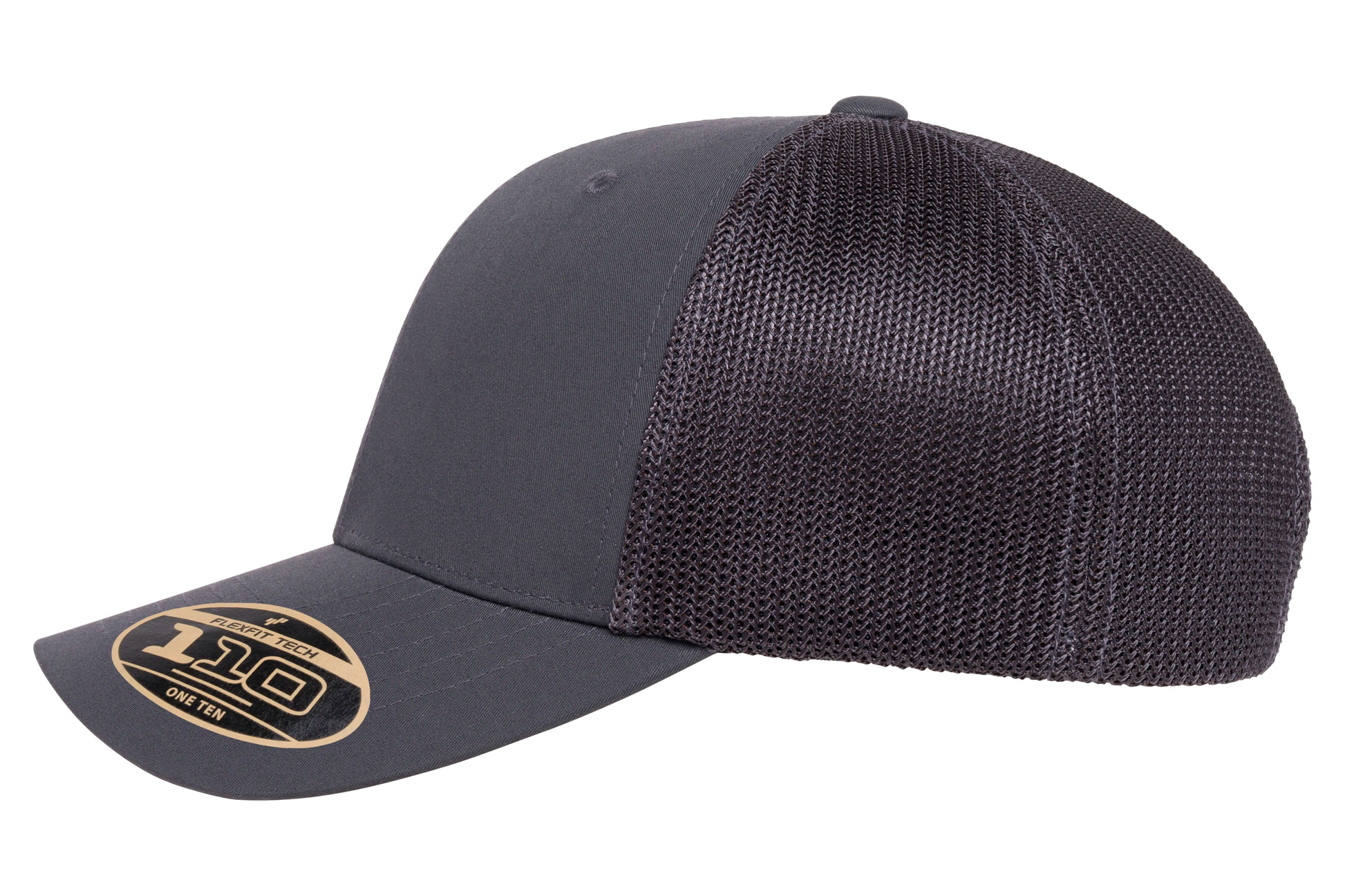 Flexfit 110 Recycled Mesh Cap, Black | 110R-BK-ONE