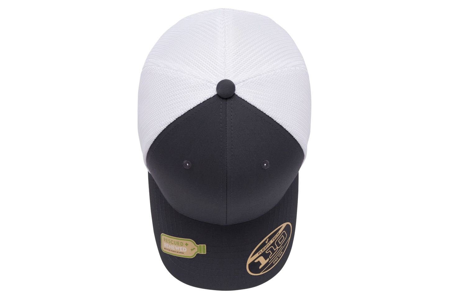 Flexfit 110 Recycled Mesh Cap - 2-Tone | 110RT-BKWH-ONE