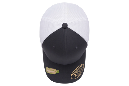 Flexfit 110 Recycled Mesh Cap - 2-Tone | 110RT-BKWH-ONE