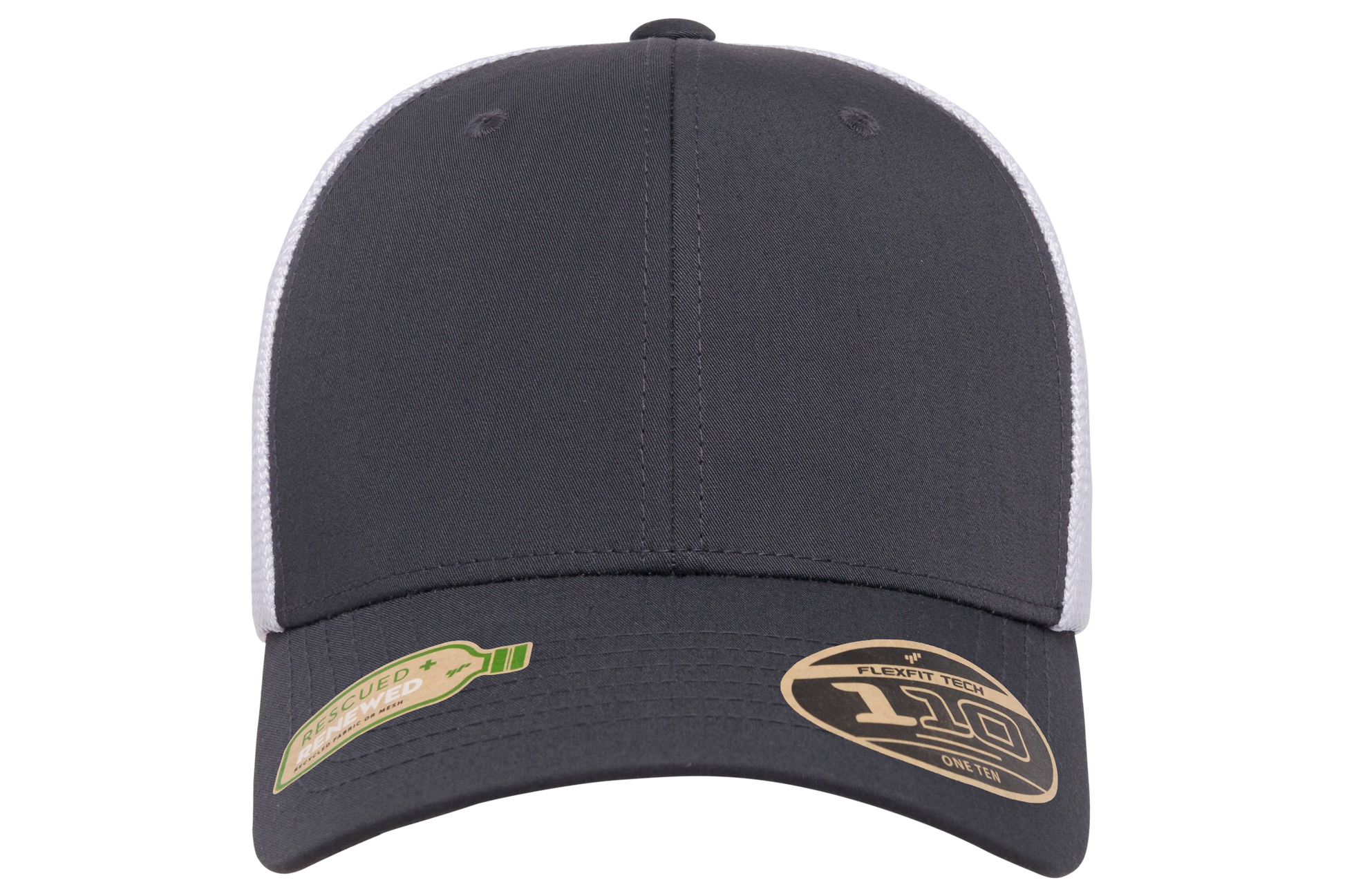 Flexfit 110 Recycled Mesh Cap - 2-Tone | 110RT-BKWH-ONE