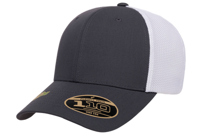 Flexfit 110 Recycled Mesh Cap - 2-Tone | 110RT-BKWH-ONE