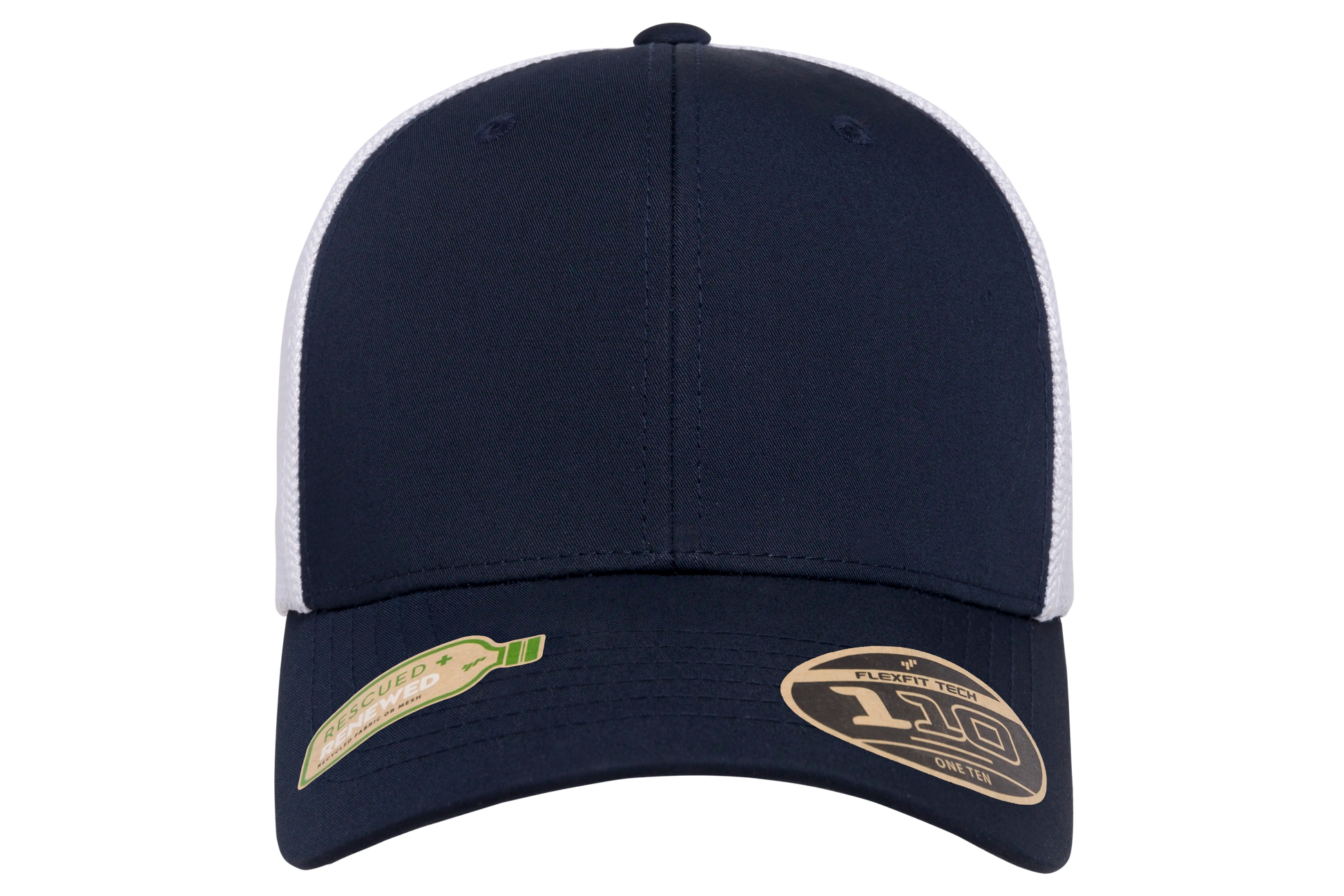 Flexfit 110 Recycled Mesh Cap - 2-Tone | 110RT-BKWH-ONE