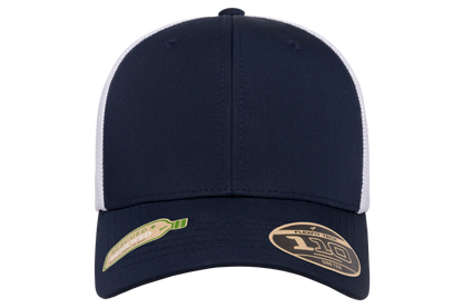 Flexfit 110 Recycled Mesh Cap - 2-Tone | 110RT-BKWH-ONE