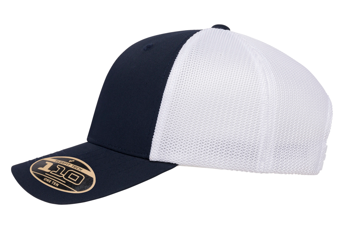 Flexfit 110 Recycled Mesh Cap - 2-Tone | 110RT-BKWH-ONE