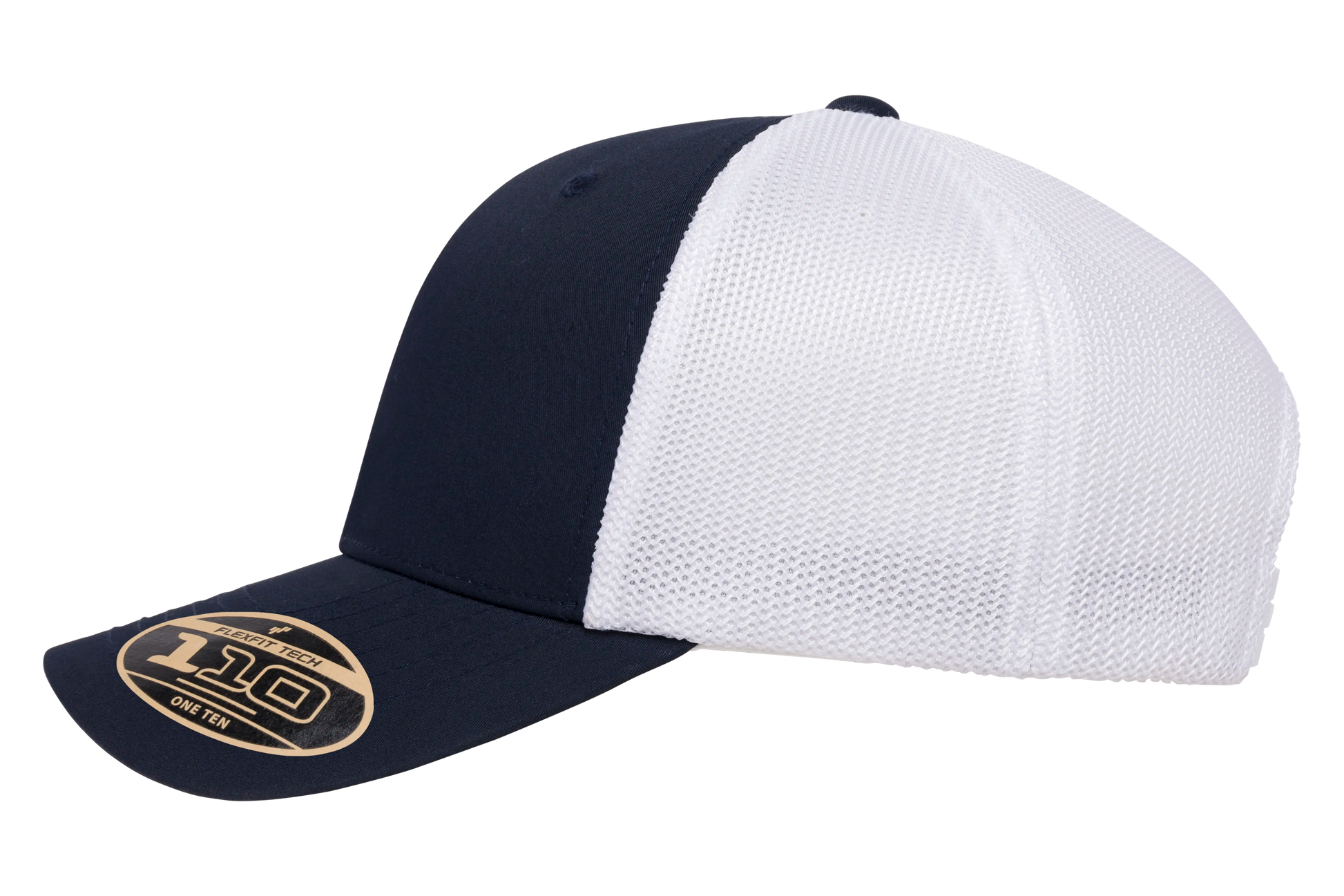 Flexfit 110 Recycled Mesh Cap - 2-Tone | 110RT-BKWH-ONE